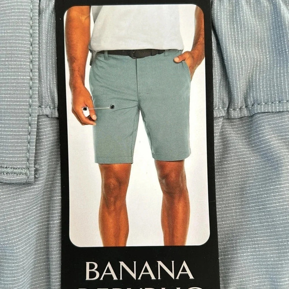 NEW Men's Banana Republic Shorts | Flat Front Shorts | Banana Republic - Picture 6 of 6